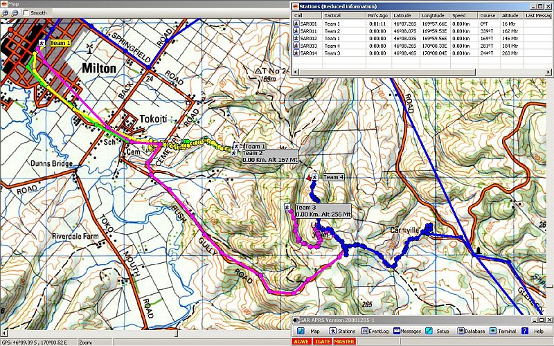 SARTracker screen capture